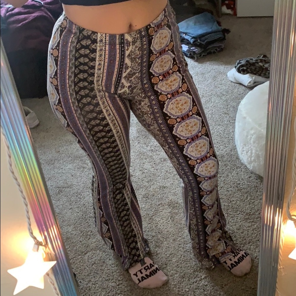 boho flare pants